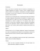 Plan de acción Miel de Oro