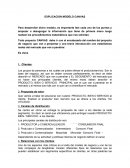 EXPLICACION MODELO CANVAS