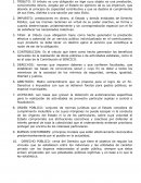 Términos Tributarios