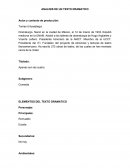 Analisis de un texto dramatico