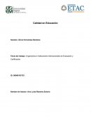 Organismos e Instituciones Internacionales de Evaluación y Certificación