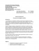 Informe de práctica No.2 El proceso de investigación científica