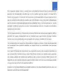 Paradigmas de la atencion de las personas con discapacidad. Página 1