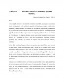 Contexto histórico previo a la PGM (China, Japón, Rusia).