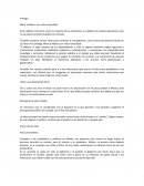 Resumen "El país de uno" Prologo, Capitulos 1 y 2