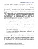 RELACIONES COMERCIALES ENTRE LA UNION EUROPEA Y COLOMBIA-Efectos del Acuerdo Comercial
