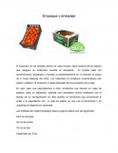 Tomate. Empaque y embalaje