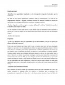 Mi persopcion -Identificar las capacidades implicadas en los desempeños integrales declarados por la institución.