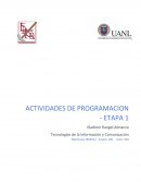 CUESTIONARIO DE PROGRAMACION (Introducción a la Programación)