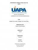 Análisis de la novela “Calígene” de Carlos Pérez