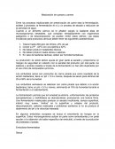 Entre los procesos tradicionales de preservación de carne esta la fermentación, existen 2 procesos: la fermentación en sí y un proceso de secado o reducción de la actividad de agua..