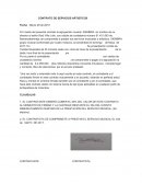 CONTRATO DE SERVICIOS ARTISTICOS