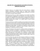 ANALISIS DE LA SOLUCION DE LOS CONFLICTOS EN EL DERECHO COLECTIVO
