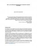 IBM Y LA APLICABILIDAD DE MÈTODOS EN EL PROCESO DE TOMA DE DECISIONES.