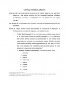 CAPÍTULO I SISTEMAS JURÍDICOS