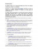 El Sistema Solar. Estrella central