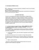 Actividades de reflexión inicial. La vida es una sola
