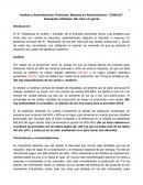 Análisis y Administración Financiera. Maestría en Administración