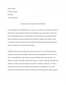 Comparison between Mexico and United States