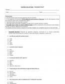 CONTROL DE LECTURA: “UN MUNDO FELIZ”