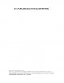 Responsabilidad extracontratual.