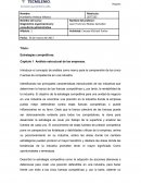 Diagnostico organizacional y consultoría administrativa. Estrategias competitivas