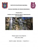 Practica No.3 Análisis de la Calidad del agua II. Determinación microbiológica