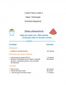 Cultura Fisica y Salud tercer semestre.