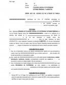 MODELO DE DEMANDA DE FILIACIÓN Y ALIMENTOS.