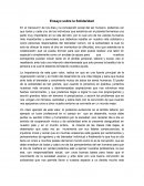 Ensayo sobre la solidarid en el ambito laboral.
