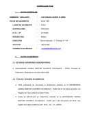 Modelo de CURRÍCULUM.