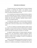 Problemas de aprendizaje.