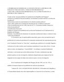 Enmienda o Reforma Constitucional para reeleción presidencial en Paraguay