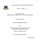La Psiquiatría forense o criminal es la rama de la Psiquiatría encargada de la salud menta