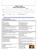 Prueba Historia Independencia de Chile (sin responder)