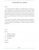 Análisis de Lectura (La vida de un imbécil).