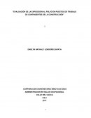 EVALUACIÓN DE LA EXPOSICIÓN AL POLVO EN PUESTOS DE TRABAJO DE CONTINGENTES DE LA CONSTRUCCIÓN