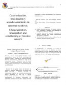 Caracterización, linealización y acondicionamiento de sensores resistivos