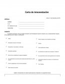 Ejemplo de Carta de amonestacion