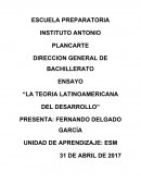 ESCUELA PREPARATORIA INSTITUTO ANTONIO PLANCARTE DIRECCION GENERAL DE BACHILLERATO