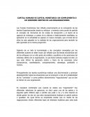 CAPITAL HUMANO VS CAPITAL MONETARIO: UN COMPLEMENTO O UN SINONIMO DENTRO DE LAS ORGANIZACIONES