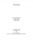 Informe de laboratorio Manejo de material y normas de seguridad en el laboratorio