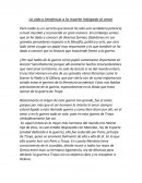 La vida o tendencia a la muerte instigada al amor