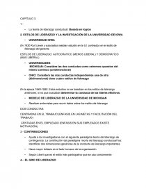 La teoría de liderazgo conductual: Basada en logros. Página 1