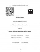 Práctica 8: “Extracción con disolventes orgánicos y activos”