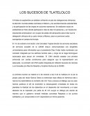 Los sucesos de tlatelolco