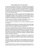 Responsabilidad social y ética administrativa