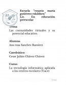 Las comunidades virtuales y su potencial educativo