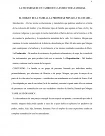 LA NECESIDAD DE UN CAMBIO EN LA ESTRUCTURA FAMILIAR. Página 1