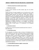 UNIDAD II. PERSPECTIVAS DE ANALISIS DE LA GEOHISTORIA